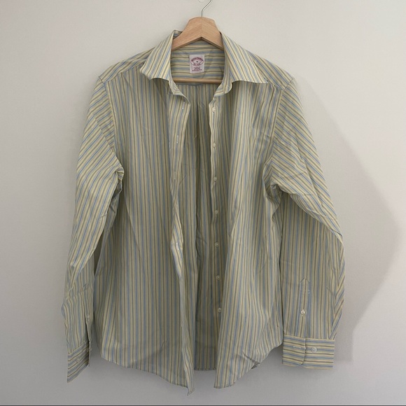 Brooks Brothers | Classic fit stretch Supima® cotton shirt | 16 - Picture 1 of 4